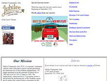 Tablet Screenshot of jubileearts.org